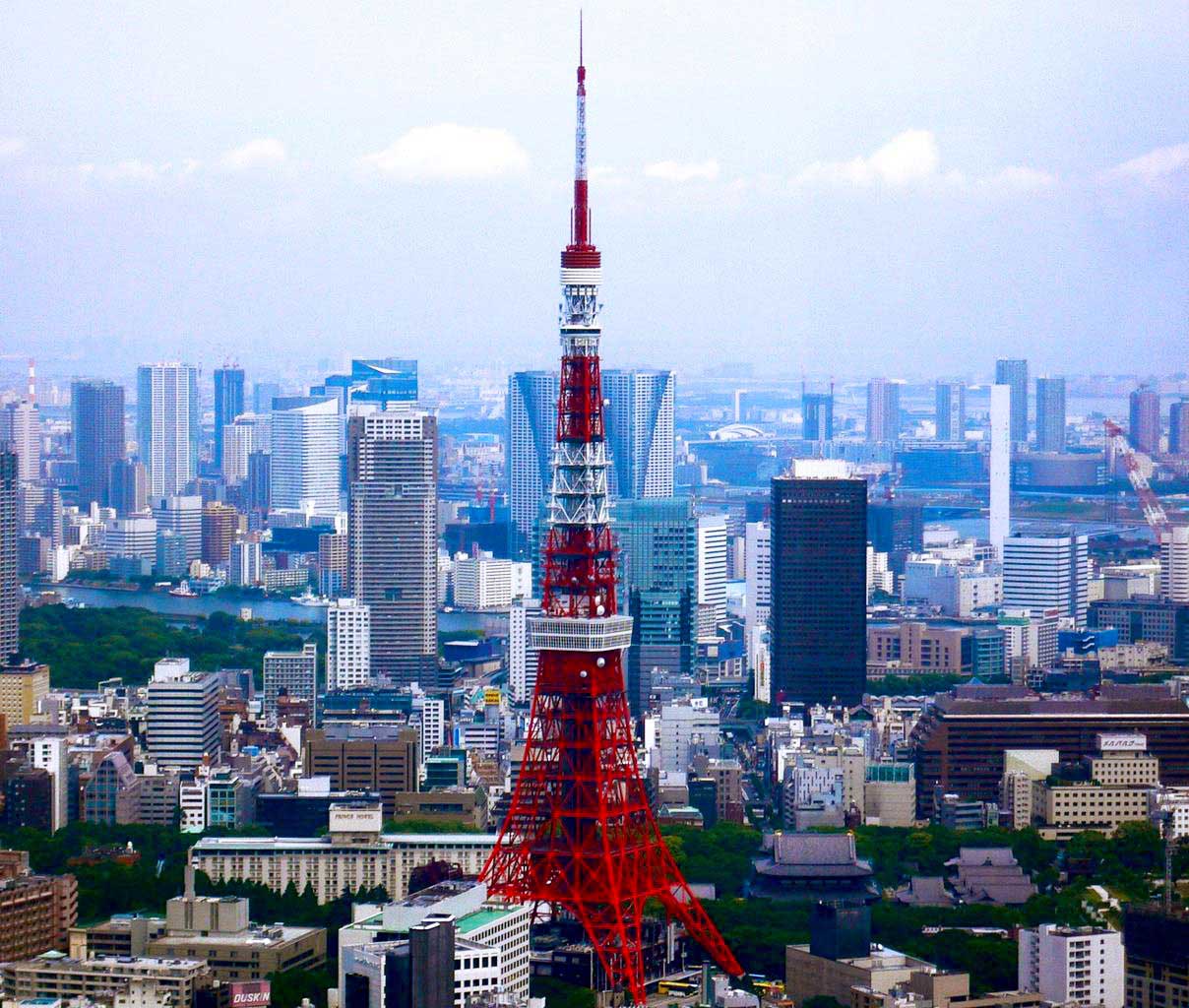 Größte Städte Tokio Skyline