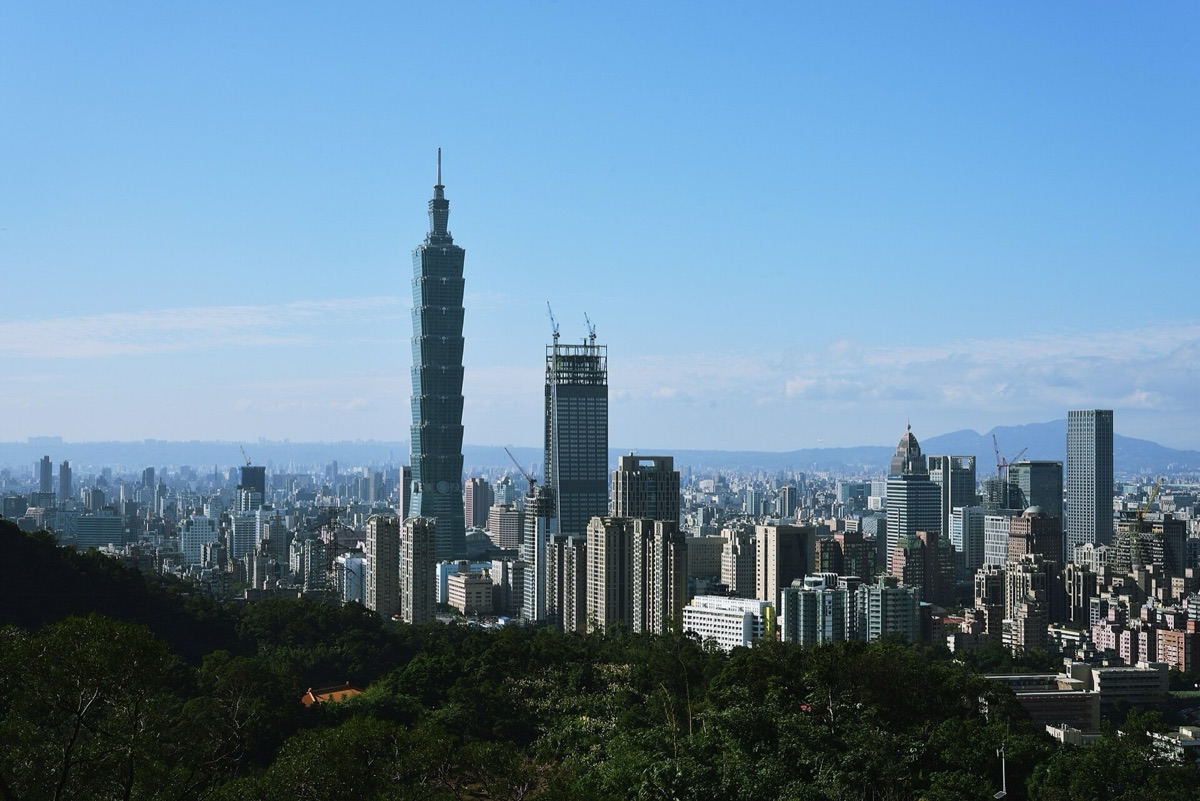 Skyline von Taipeh mit dem Taipei 101 – Taiwan Einreise und Visum